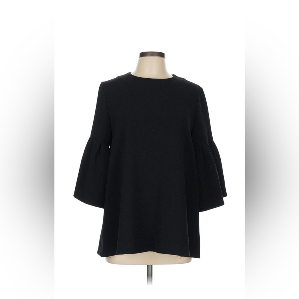 EDIT black bell sleeve top sz large